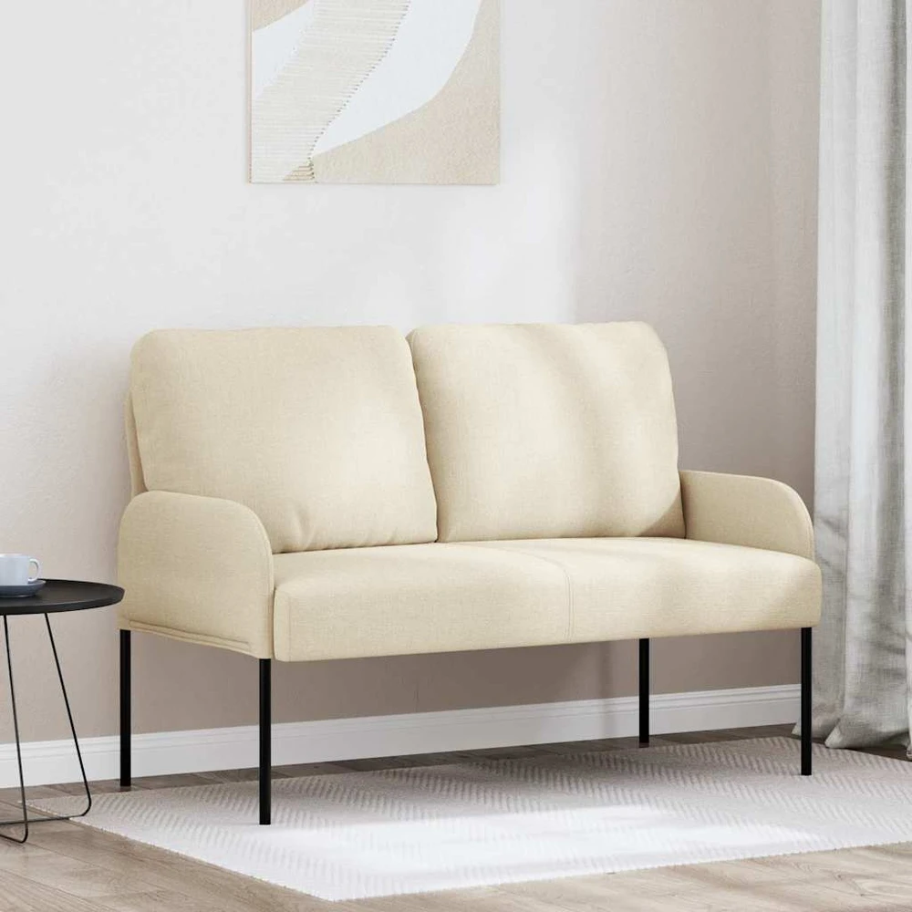 Sofa Sofos su pagalve 110cm Kreminė fanera