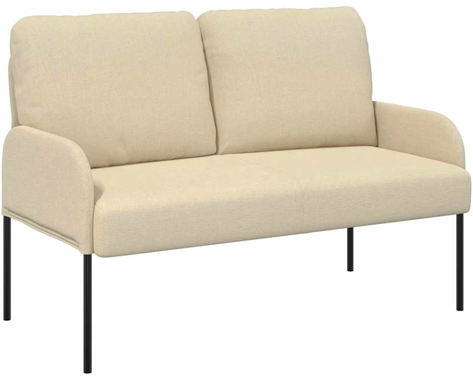 Sofa Sofos su pagalve 110cm Kreminė fanera