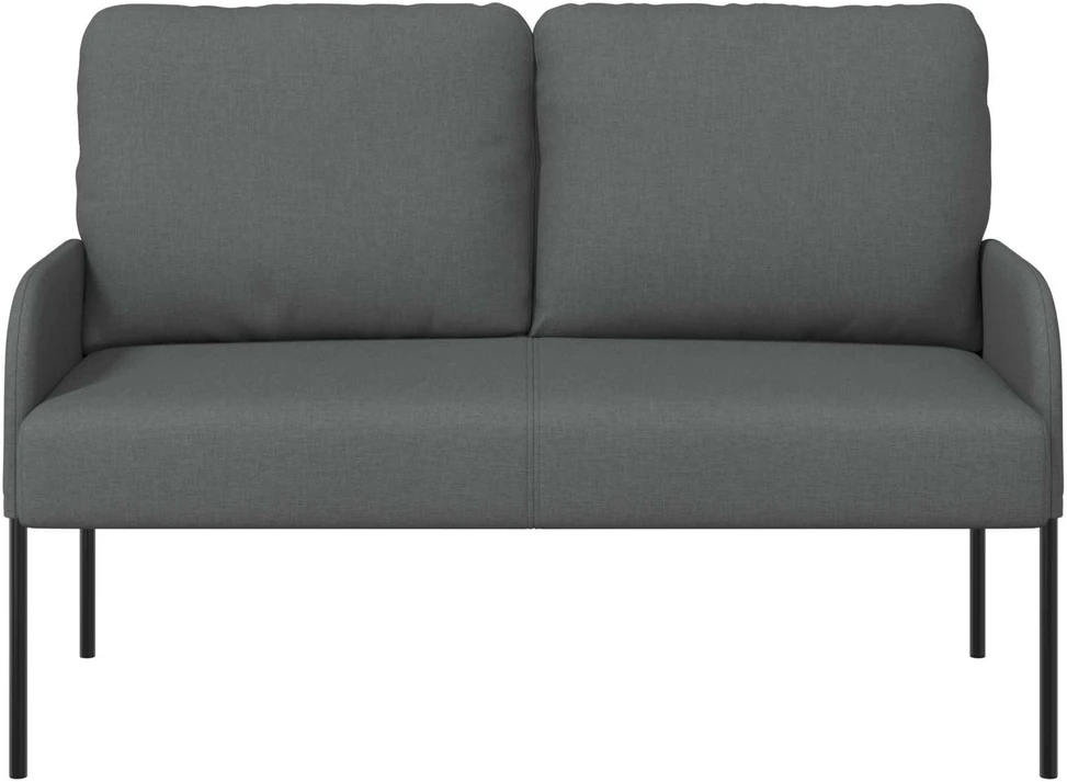 Sofa Sofos su pagalve 110cm Tamsiai pilka fanera