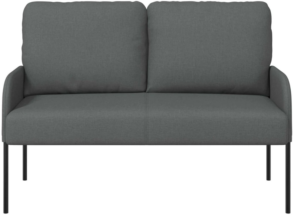 Sofa Sofos su pagalve 110cm Tamsiai pilka fanera