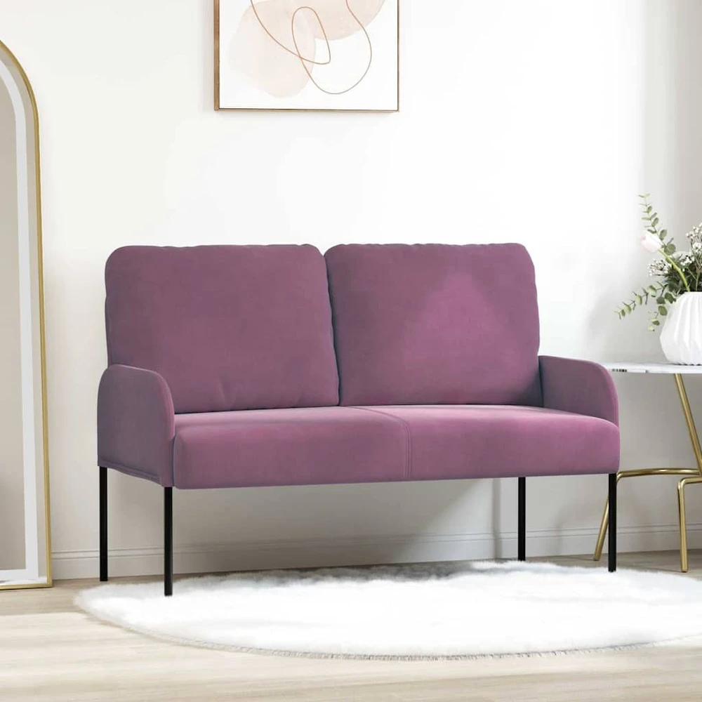 Sofa Sofos su pagalve 110cm Violetinė fanera