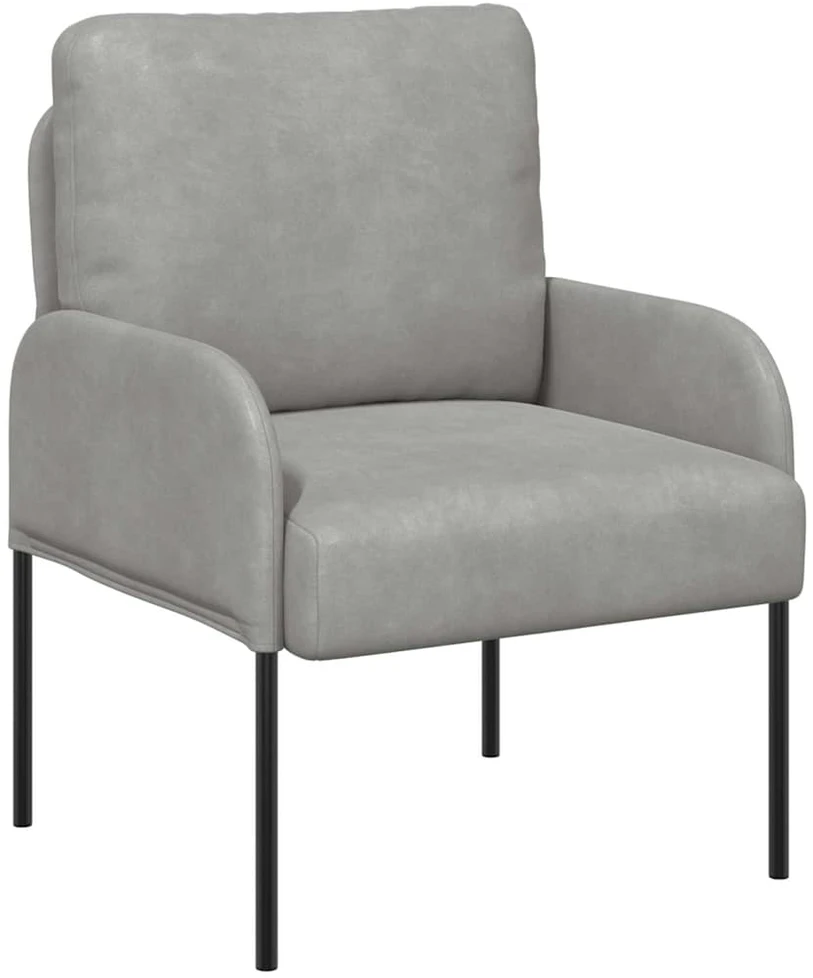 Sofa Sofos su pagalve 55cm Šviesiai pilka fanera