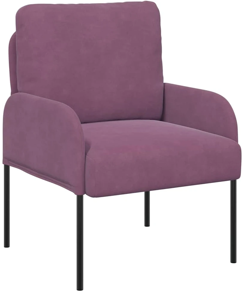 Sofa Sofos su pagalve 55cm Violetinė fanera