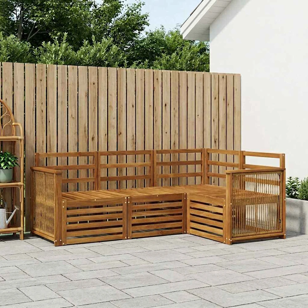 Lauko sofos komplektas 4 vnt. Poliesteris