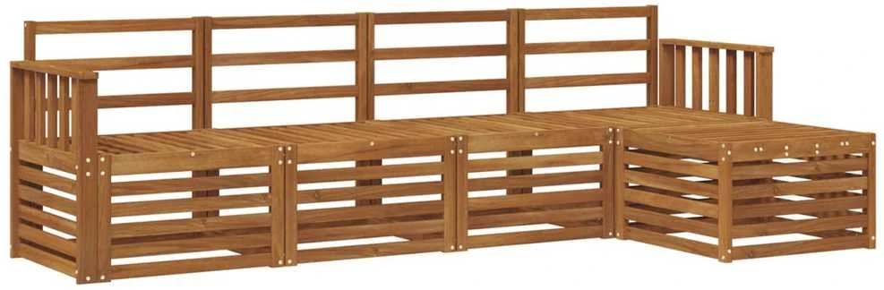 Lauko sofos komplektas 5 vnt. Natūrali