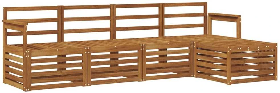 Lauko sofos komplektas 5 vnt. Natūrali