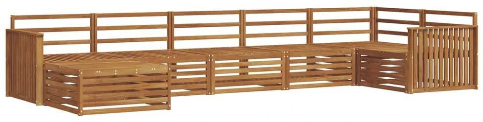 Lauko baldų komplektas Lauko sofos komplektas 7 vnt. Natūrali