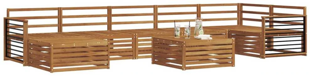 Sofa Lauko sofos komplektas 8 vnt. Natūrali