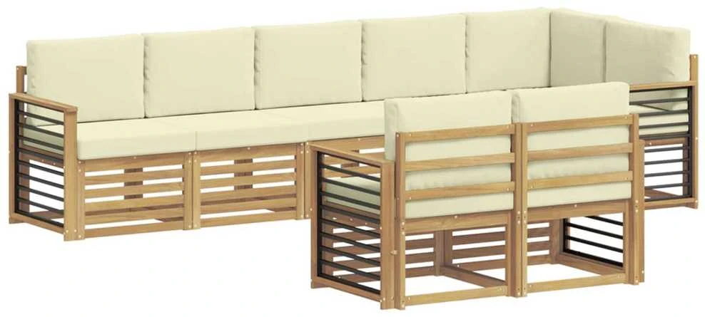 Lauko sofos komplektas 8 vnt. Poliesteris