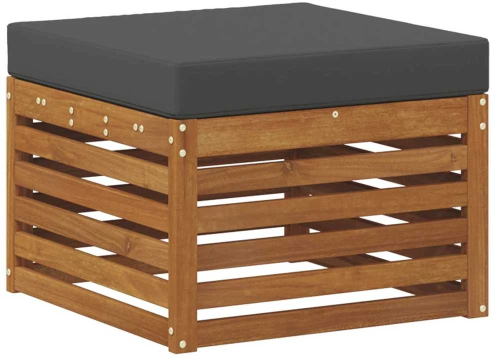 Lauko sofos komplektas 6 vnt. Natūralus ir antracitas