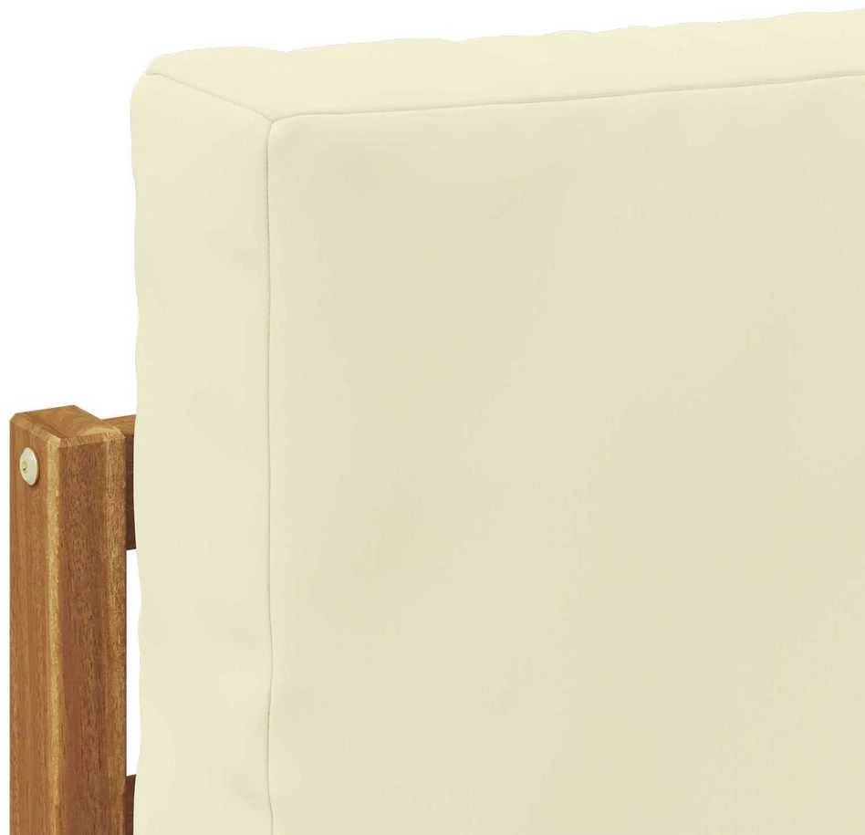 Lauko sofos komplektas 7 vnt. Natūralus ir grietinėlė