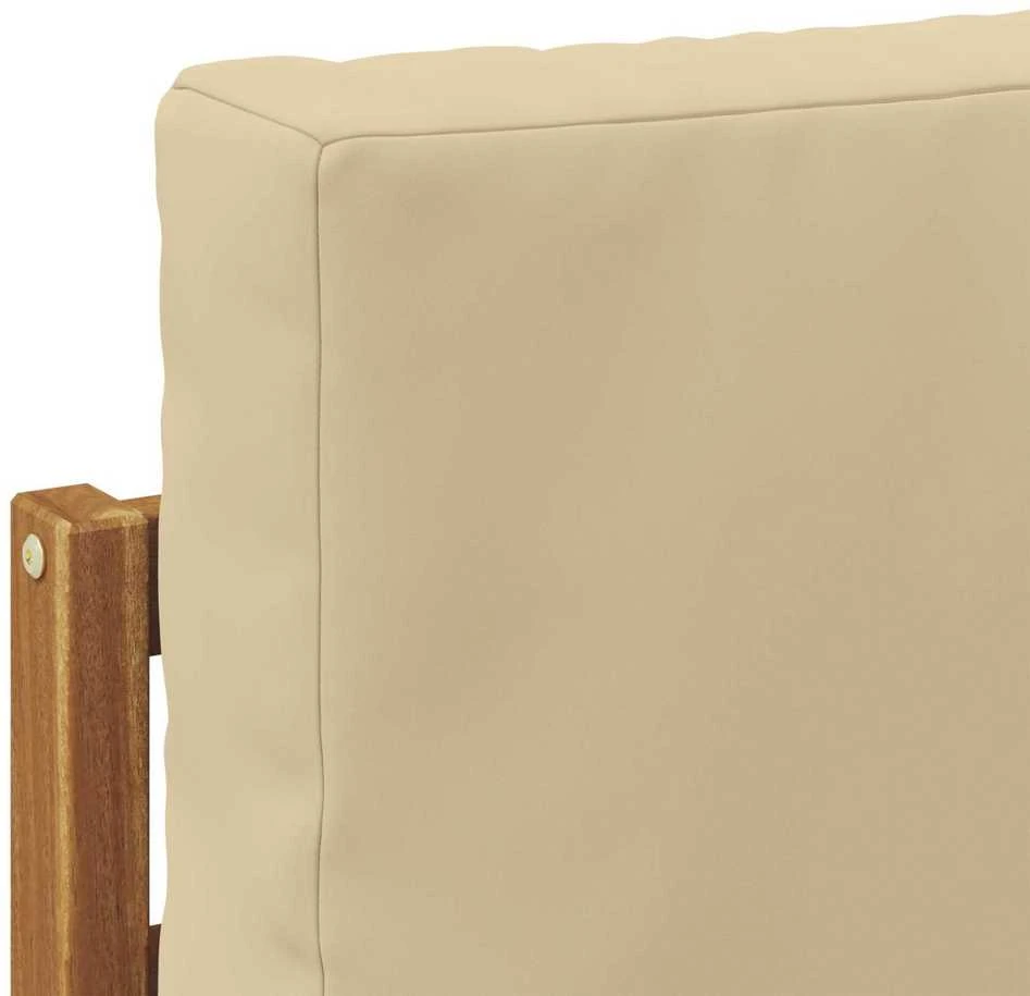 Lauko sofos komplektas 8 vnt. Natūralus ir bežinis Poliesteris
