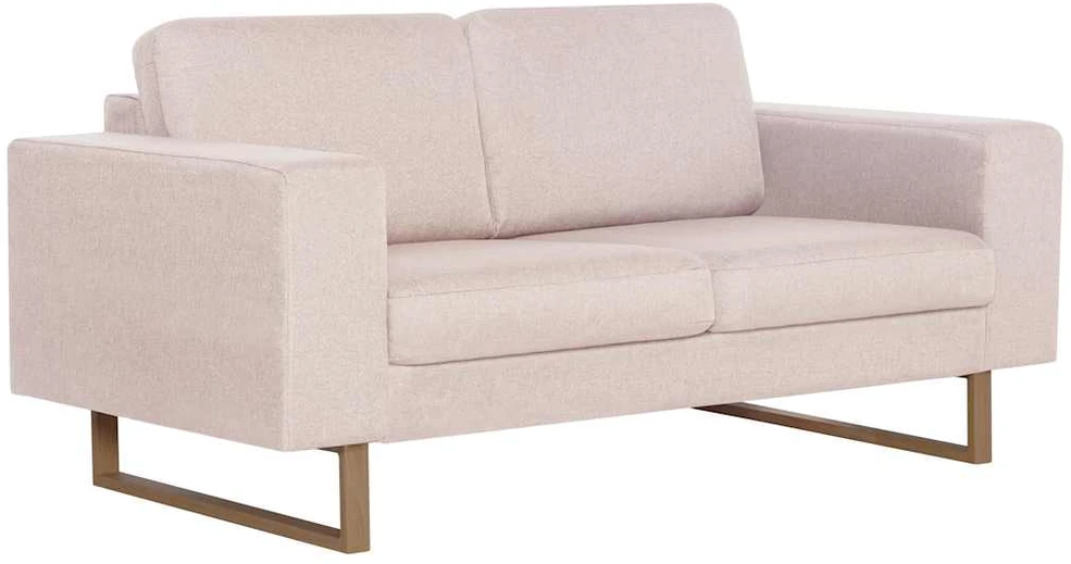 Sofa Sofų komplektas, 2d., kreminės sp., audinys