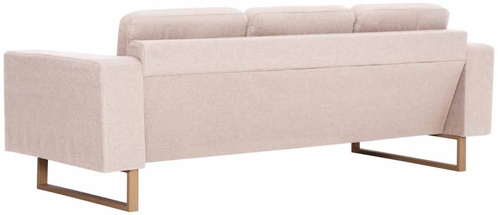 Sofa Sofų komplektas, 2d., kreminės sp., audinys