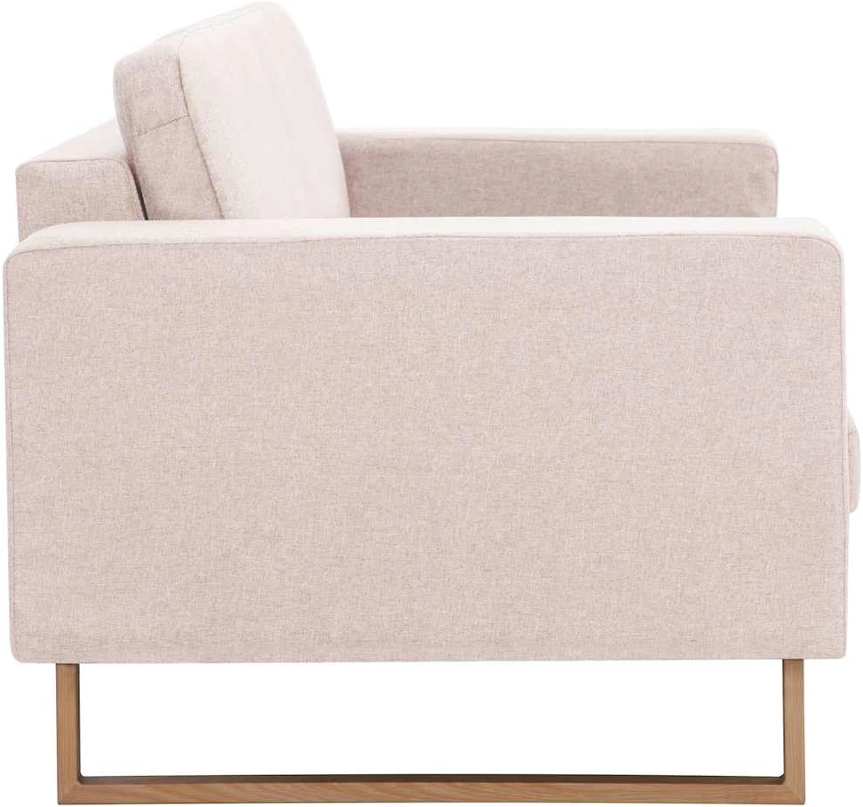 Sofa Sofų komplektas, 2d., kreminės sp., audinys