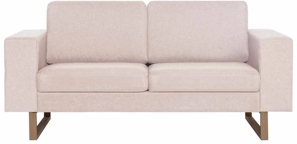 Sofa Sofų komplektas, 2d., kreminės sp., audinys