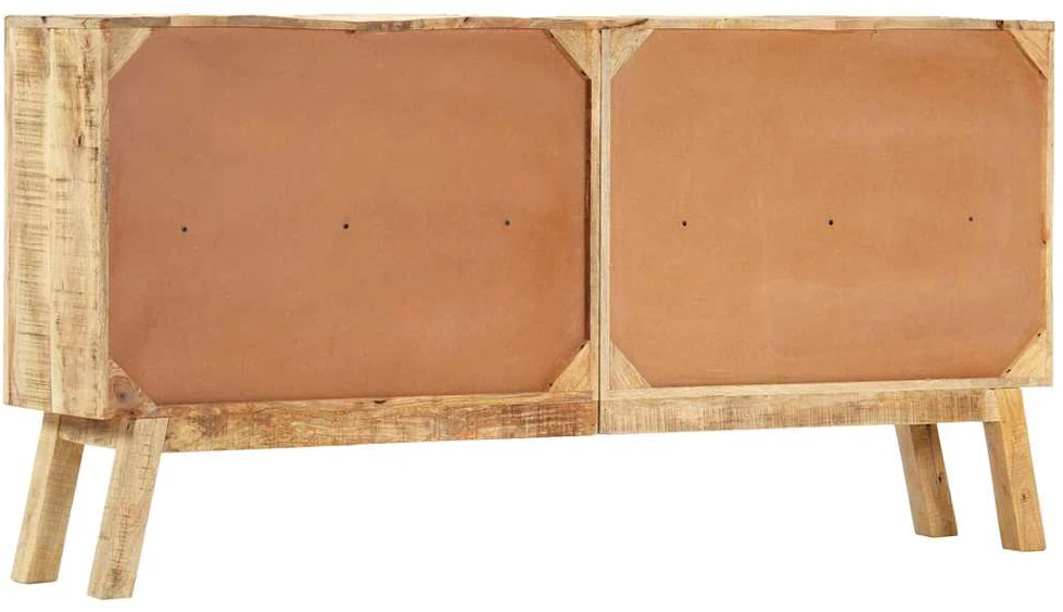 Šon. spint., rud. ir juod., 160x30x80cm, neap. mango med. mas.