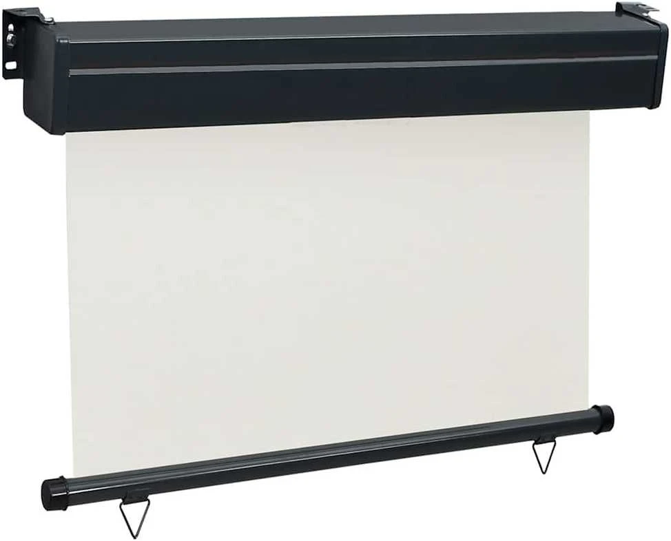 Šoninė balkono markizė, kreminė, 125x250cm