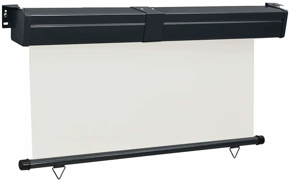 Šoninė balkono markizė, kreminė, 145x250 cm