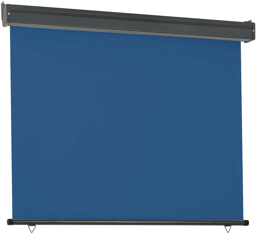 Šoninė balkono markizė, mėlyna, 125x250cm