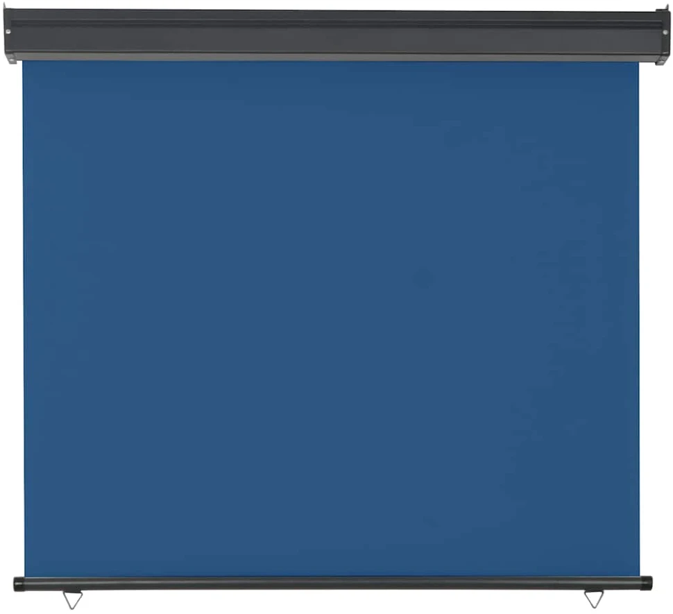 Šoninė balkono markizė, mėlyna, 125x250cm