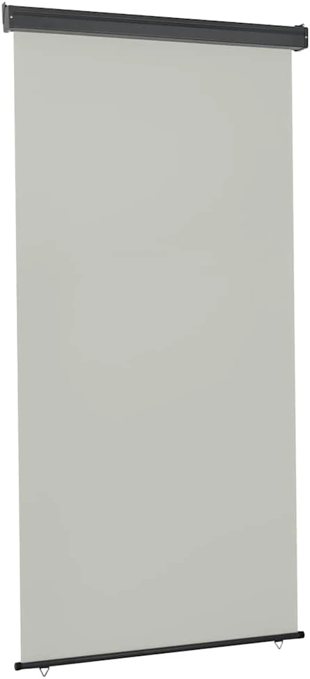 Šoninė balkono markizė, pilka, 125x250cm