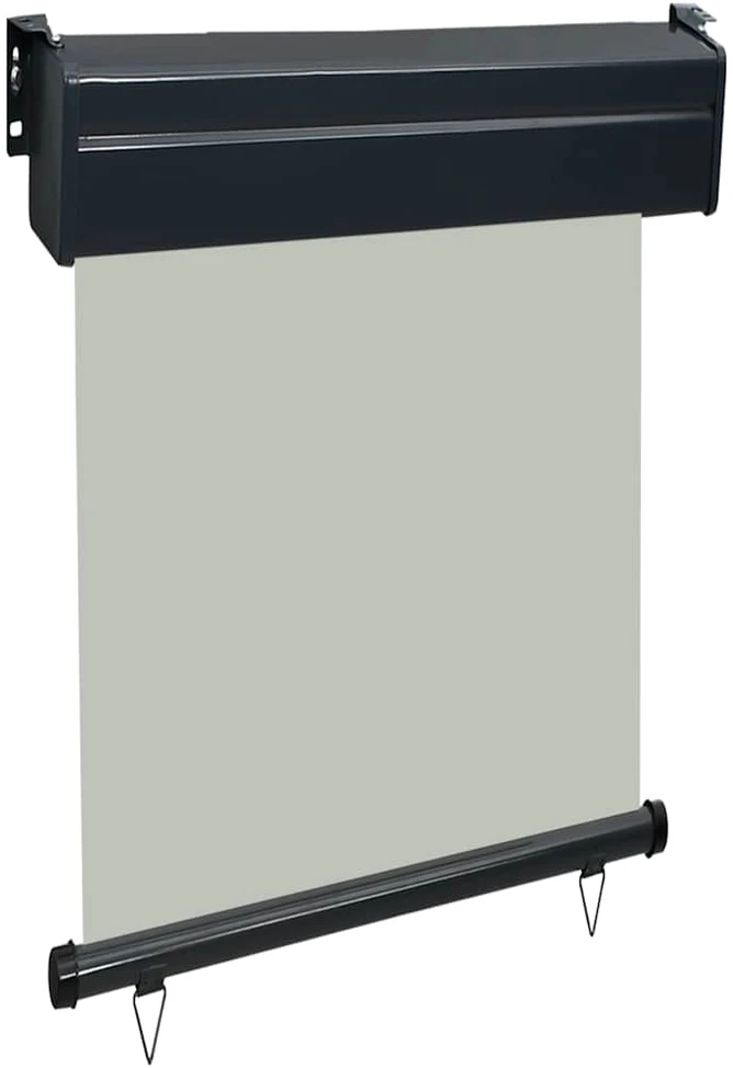 Šoninė balkono markizė, pilka, 60x250cm