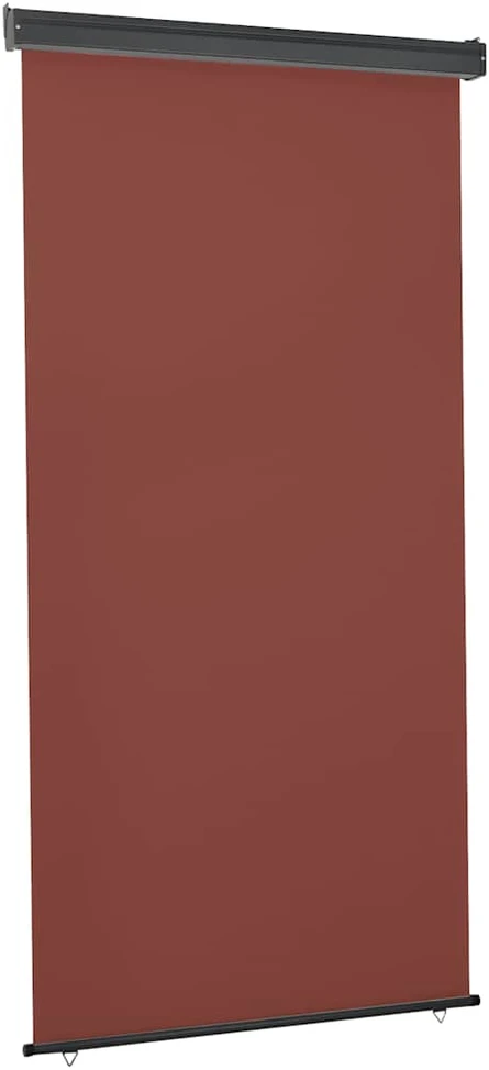 Šoninė balkono markizė, ruda, 125x250cm
