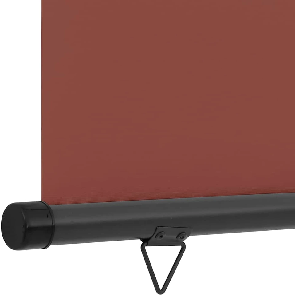 Šoninė balkono markizė, ruda, 125x250cm