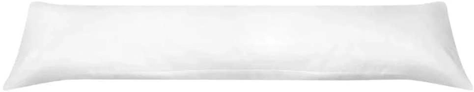 Šoninė pagalvė kūnui, 40x145 cm, balta