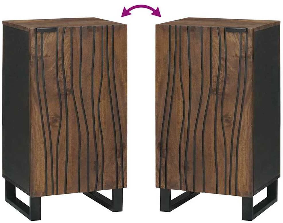 Komodas Ruda 40 x 33 x 75 cm mango medienos masyvas