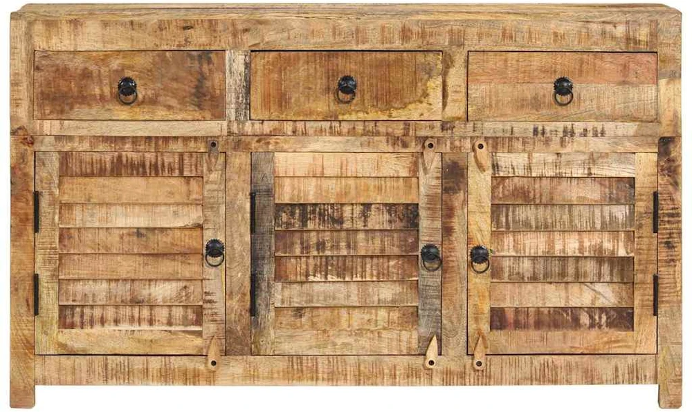 Šoninė spintelė, 110x30x65cm, mango medienos masyvas