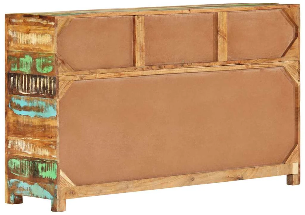 Šoninė spintelė, 110x30x65cm, perdirbtos medienos masyvas