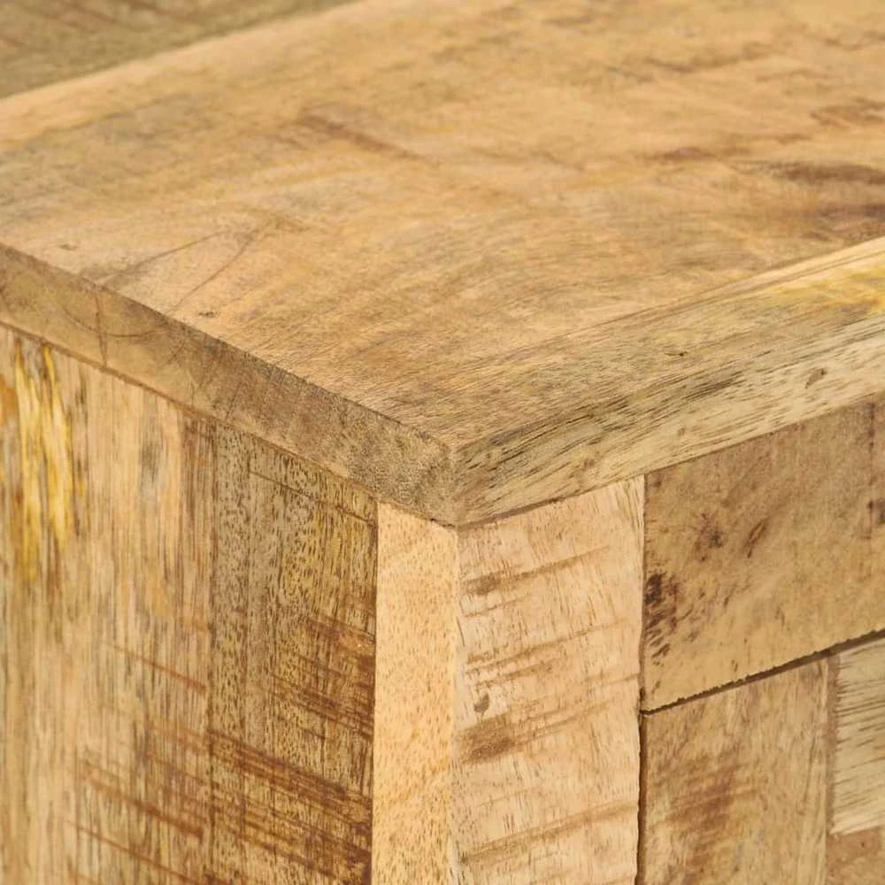 Šoninė spintelė, 110x30x74cm, neapdorota mango mediena