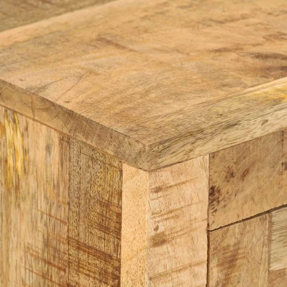 Šoninė spintelė, 110x30x74cm, neapdorota mango mediena