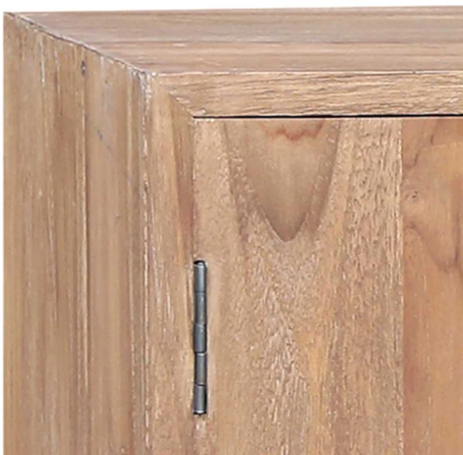 Šoninė spintelė, 110x30x75cm, tikmedžio medienos masyvas