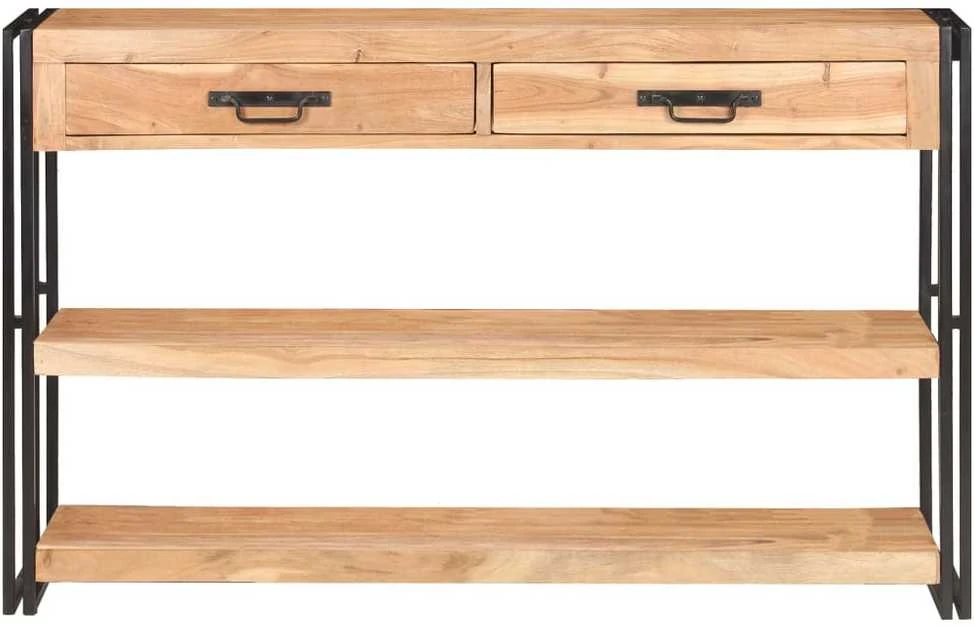 Šoninė spintelė, 120x30x75cm, akacijos medienos masyvas