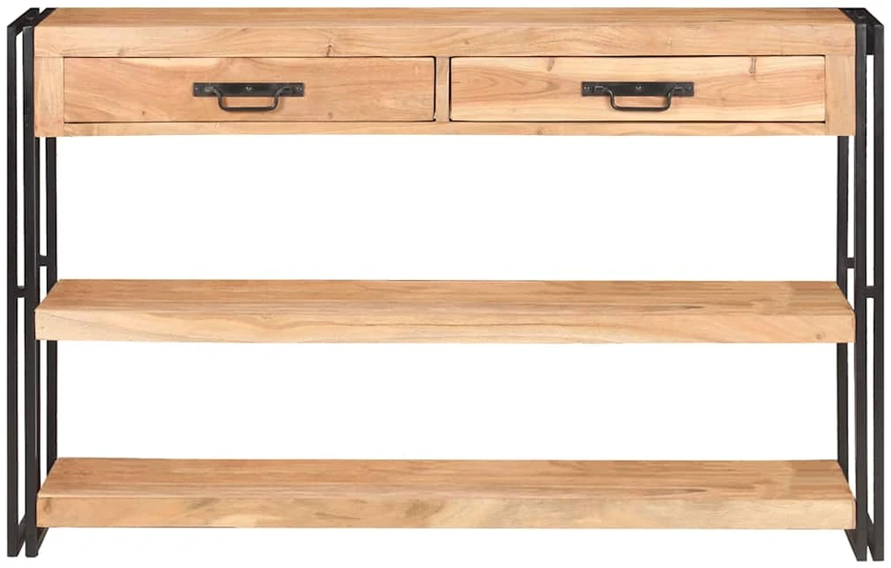 Šoninė spintelė, 120x30x75cm, akacijos medienos masyvas