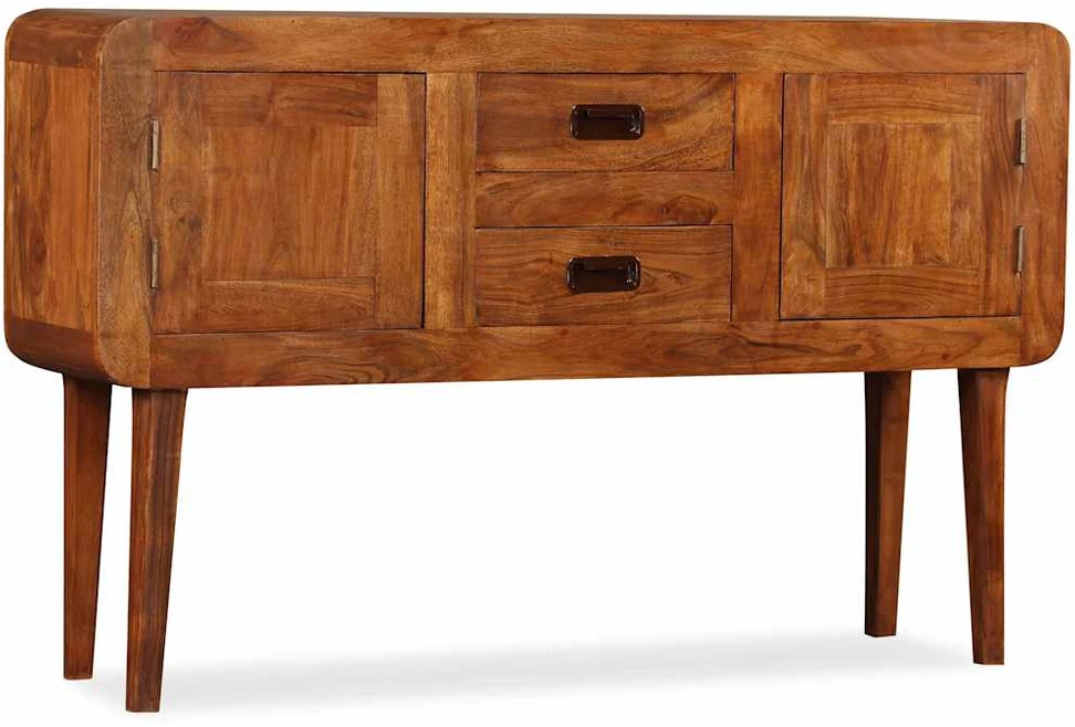 Šoninė spintelė, 120x30x75cm, mediena su medaus apdaila