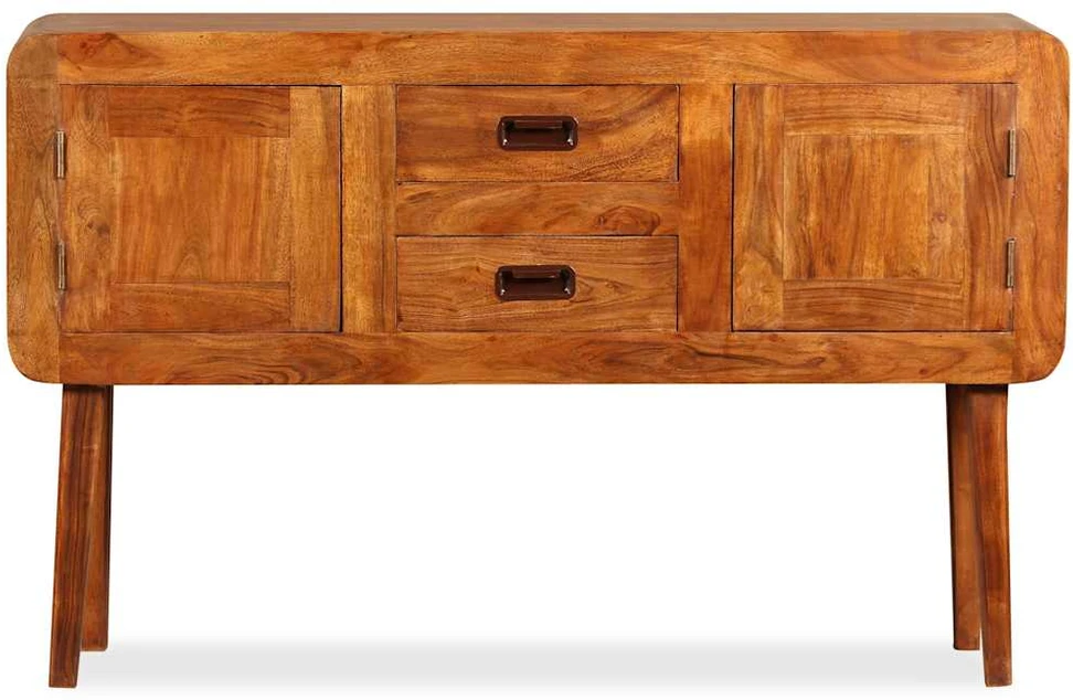 Šoninė spintelė, 120x30x75cm, mediena su medaus apdaila