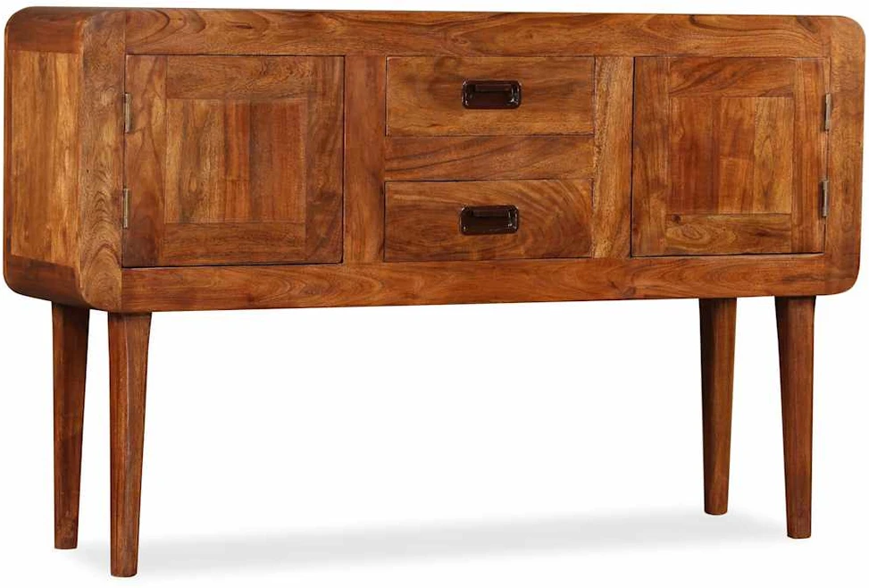 Šoninė spintelė, 120x30x75cm, mediena su medaus apdaila