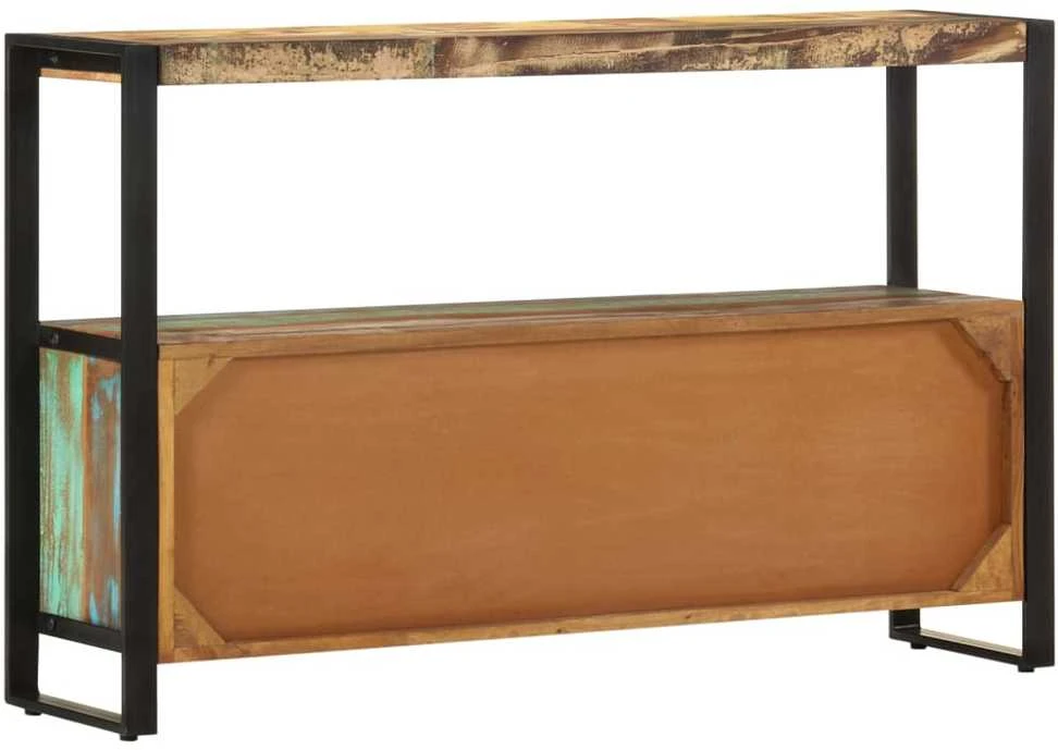 Šoninė spintelė, 120x30x75cm, perdirbtos medienos masyvas