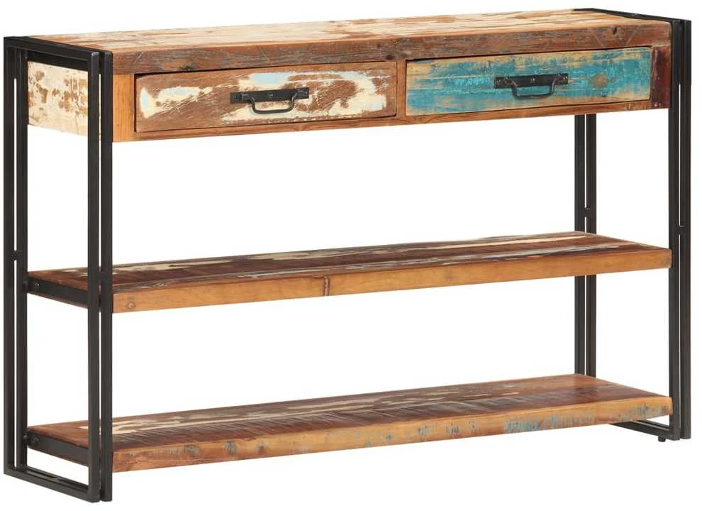Šoninė spintelė, 120x30x75cm, perdirbtos medienos masyvas