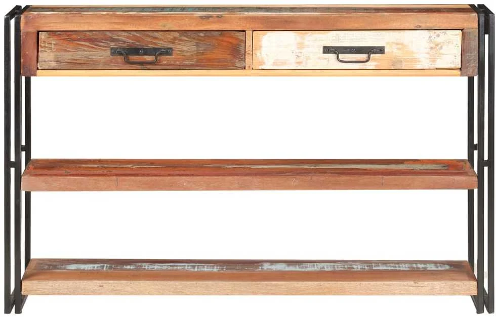 Šoninė spintelė, 120x30x75cm, perdirbtos medienos masyvas