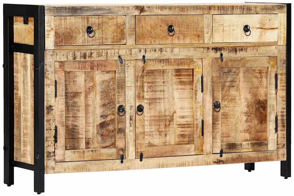 Šoninė spintelė, 120x35x76cm, mango medienos masyvas