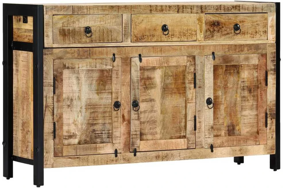 Šoninė spintelė, 120x35x76cm, mango medienos masyvas