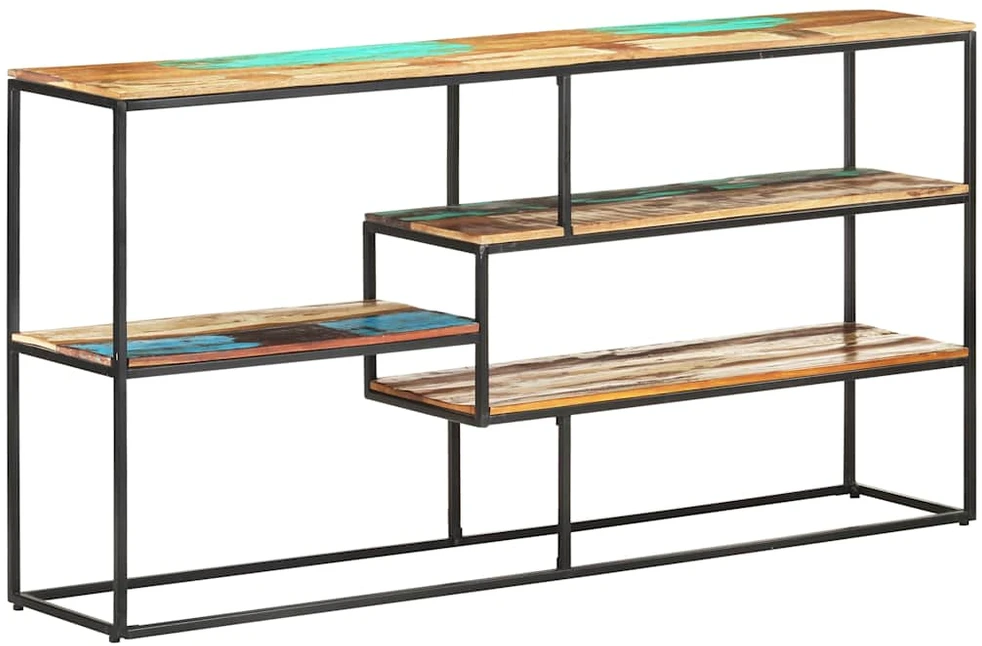 Šoninė spintelė, 150x30x75cm, perdirbtos medienos masyvas