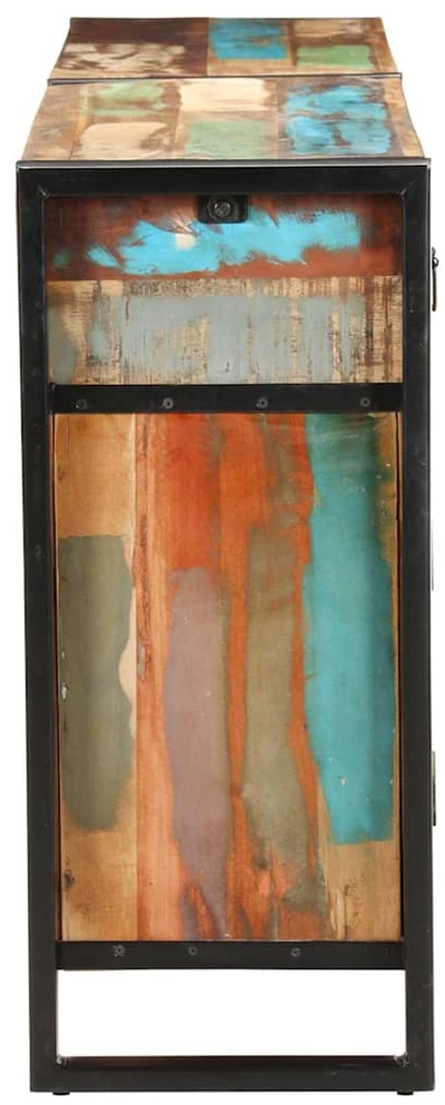 Šoninė spintelė, 172x35x80cm, perdirbtos medienos masyvas