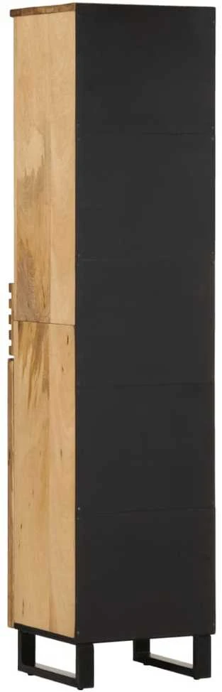 Šoninė spintelė, 38x34x160cm, neapdorota mango mediena