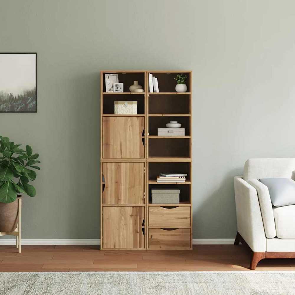 Šoninė spintelė 4 vnt ODDA, 40x24x79 cm, pušies masyvas